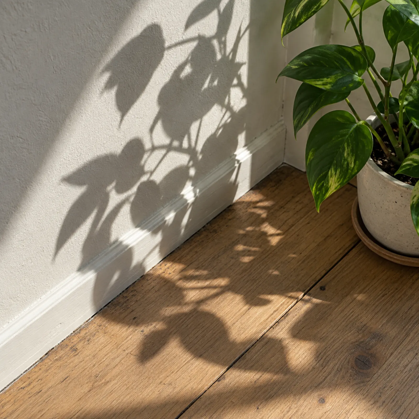 Describe the shadow — Point to the shadow