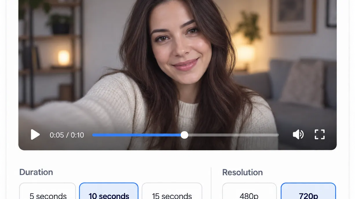 Choose clip length and resolution for a deepfake face swap video
